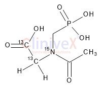N-Acetyl Glyphosate-13C2,15N