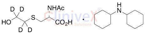 N-Acetyl-S-(2-hydroxyethyl-d4)-L-cysteine Dicyclohexylamine Salt