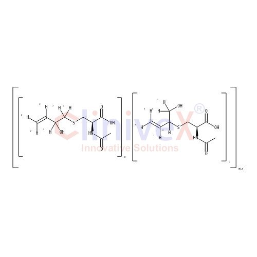 (R,S)-N-Acetyl-S-[1-(hydroxymethyl)-2-propenyl)-L-cysteine-d6 + (R,S)-N-Acetyl-S-[2-(hydroxymethyl)-