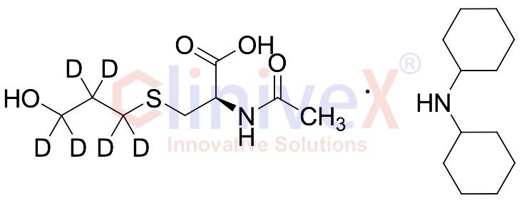 N-Acetyl-S-(3-hydroxypropyl-1,1,2,2,3,3-D6)cysteine, Dicyclohexylammonium Salt