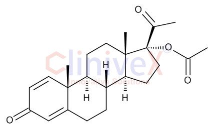 17-Acetyloxy-pregna-1,4-diene-3,20-dione (~90%)