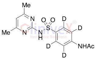 N-Acetyl Sulfamethazine-d4