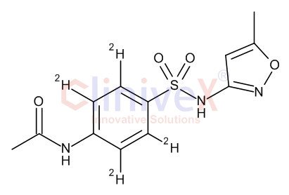 N-Acetyl Sulfamethoxazole-d4 (major)