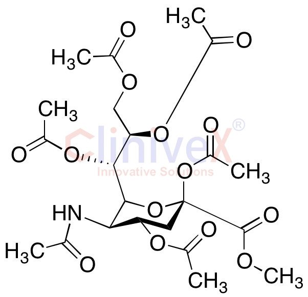 (1S,2R)-1-((2S,3R,4S,6R)-3-Acetamido-4,6-diacetoxy-6-(methoxycarbonyl)tetrahydro-2H-pyran-2-yl)propane-1,2,3-triyl Triacetate