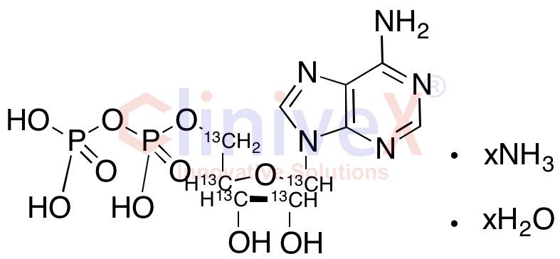 Adenosine 5’-Diphosphate-13C5 Ammonium Salt Hydrate
