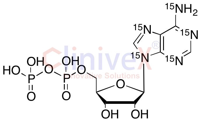 Adenosine 5'-Diphosphate-15N5