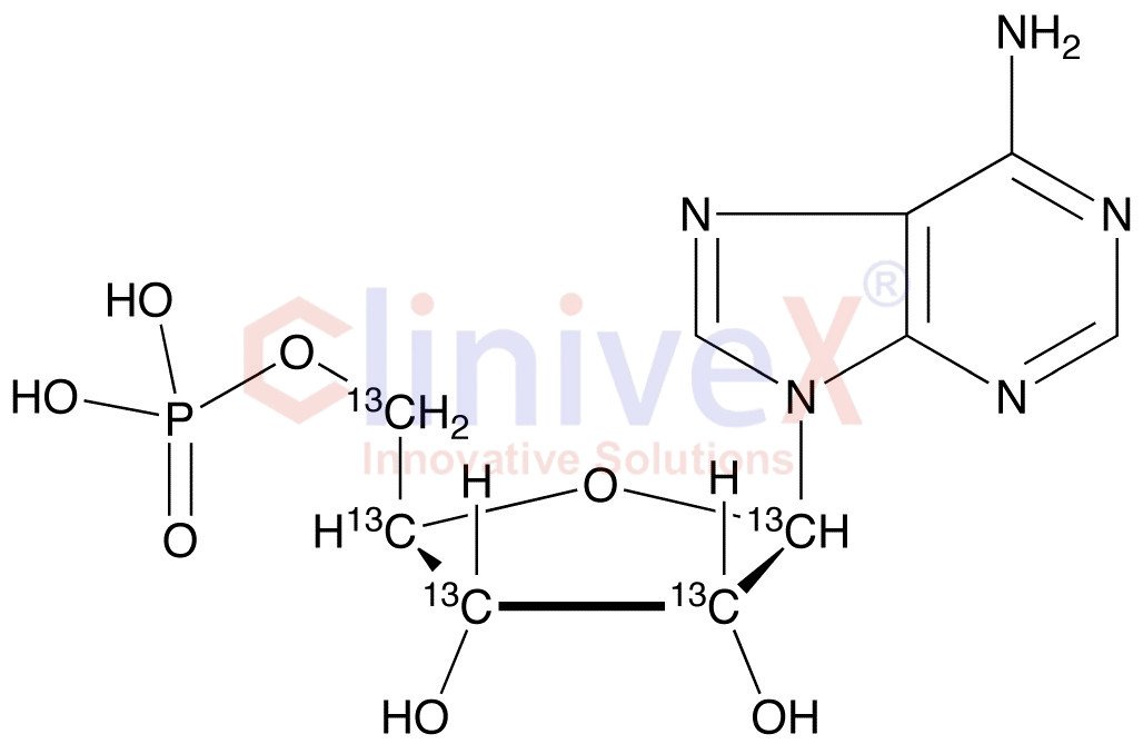 Adenosine 5'-Monophosphate-13C5