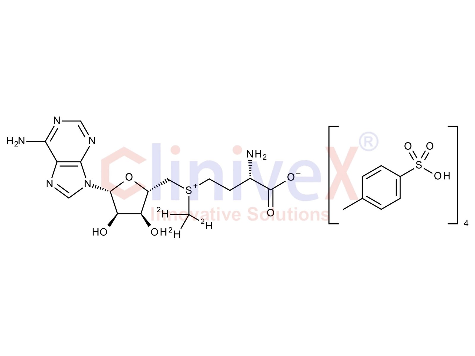 (RS)-S-Adenosyl-L-methionine-d3 (S-methyl-d3) Tetra(p-toluenesulfonate) Salt