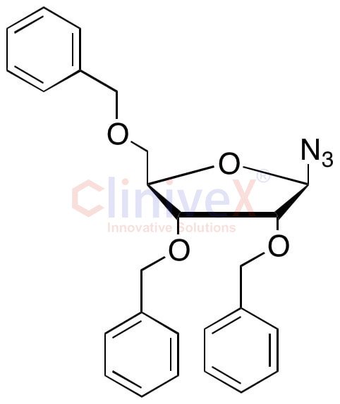 2,3,5-Tris-O-(phenylmethyl)-β-D-ribofuranosyl Azide