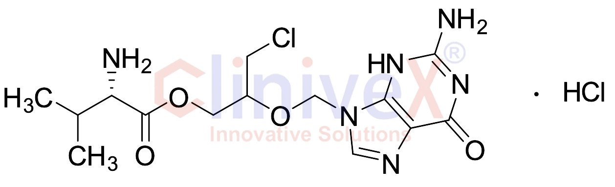 2-[(2-Amino-6-oxo-1,6-dihydro-9H-purin-9-yl)methoxy]-3-chloropropyl Valinate Hydrochloride