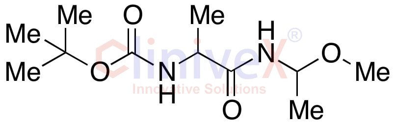 (1-((1-Methoxyethyl)amino)-1-oxopropan-2-yl)carbamic Acid tert-Butyl Ester
