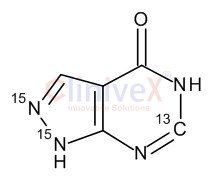 Allopurinol-13C,15N2