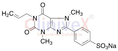 1-Allyl-3,7-dimethyl-8-p-sulfophenylxanthine Sodium Salt