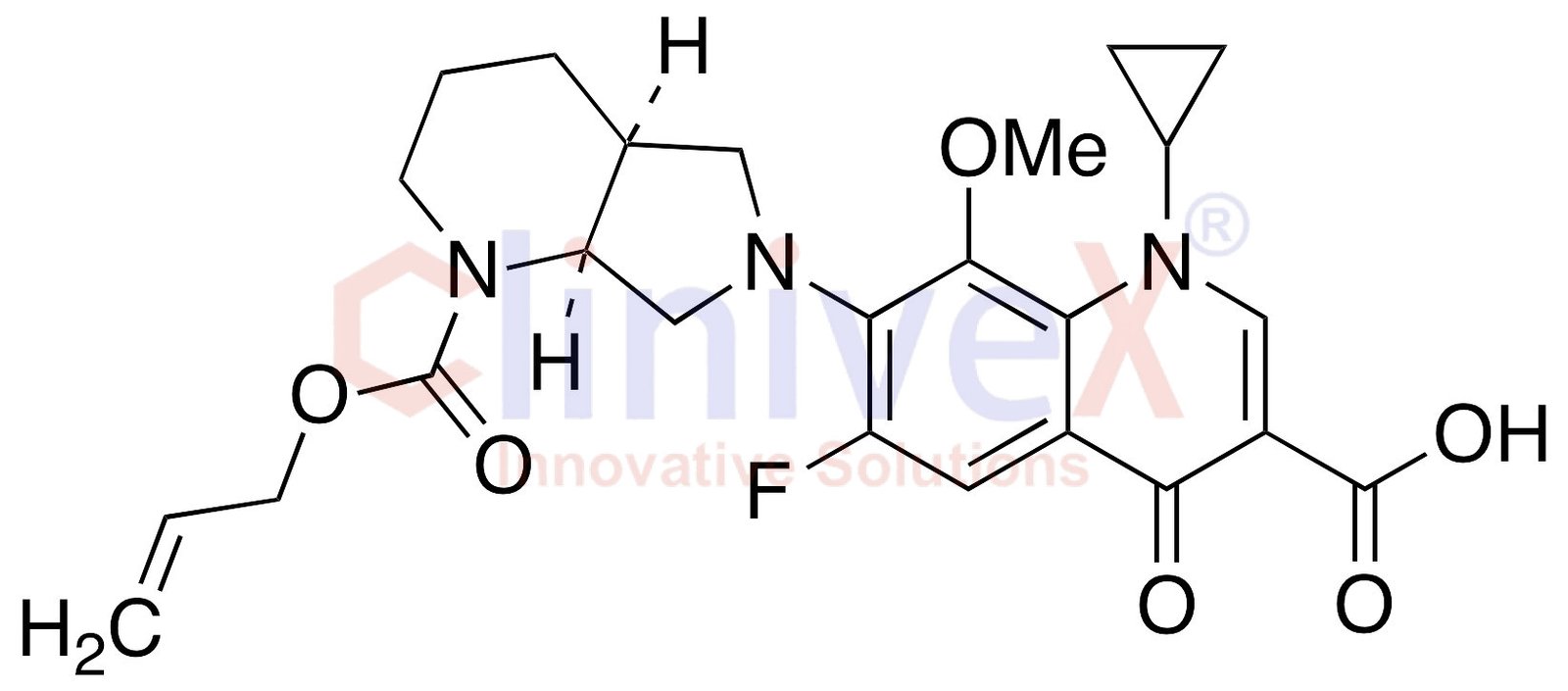 N-Allyloxycarbonyl Moxifloxacin