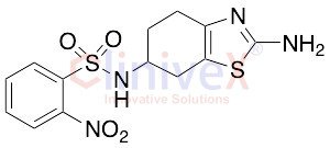 N-2-Amino-4,5,6,7-tetrahydro-6-benzothiazolyl]-2-nitrobenzenesulfonamide
