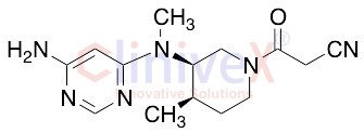 (3R,4R)-3-[(6-Amino-4-pyrimidinyl)methylamino]-4-methyl-Beta-oxo-1-piperidinepropanenitrile