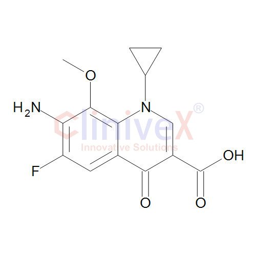 7-Amino-1-cyclopropyl-6-fluoro-1,4-dihydro-8-methoxy-4-oxo-3-quinolinecarboxylic Acid