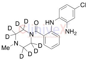[2-[(2-Amino-4-chlorophenyl)amino]phenyl](4-methyl-1-piperazinyl)methanone-d8