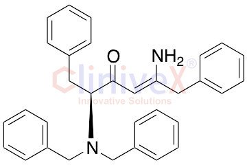 5S-2-Amino-5-dibenzylamino-4-oxo-1,6-diphenylhex-2-ene