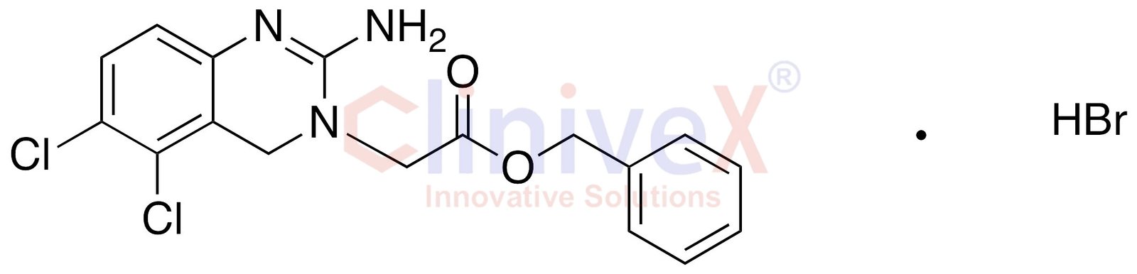 2-Amino-5,6-dichloro-3(4H)-quinazoline Acetic Acid Benzyl Ester Hydrobromide
