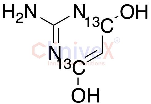 2-Amino-4,6-dihydroxypyrimidine-13C2