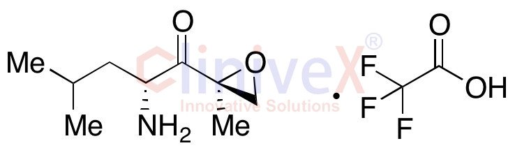 (R)-2-Amino-4-methyl-1-((S)-2-methyloxiran-2-yl)pentan-1-one Trifluoroacetate Salt