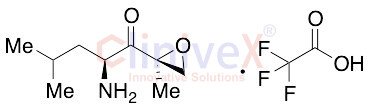 (S)-2-Amino-4-methyl-1-((S)-2-methyloxiran-2-yl)pentan-1-one Trifluoroacetate Salt