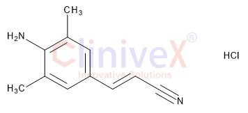 (E)-3-(4-Amino-3,5-dimethylphenyl)acrylonitrile Hydrochloride