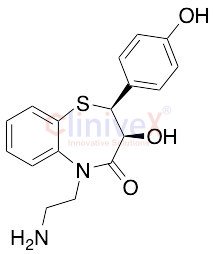 (2S,3S)-5-(2-Aminoethyl)-2,3-dihydro-3-hydroxy-2-(4-hydroxyphenyl)-1,5-benzothiazepin-4(5H)-one
