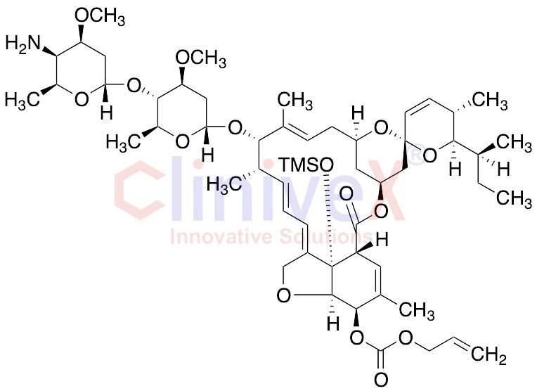 4”-Amino-5-O-[(2-propenyloxy)carbonyl] O’-TMS Abamectin