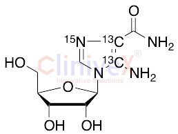 5-Aminoimidazole-4-carboxamide-1-beta-D-ribofuranoside-13C2,15N