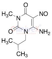 6-Amino-1-isobutyl-3-methyl-5-nitroso-2,4-pyrimidinedione