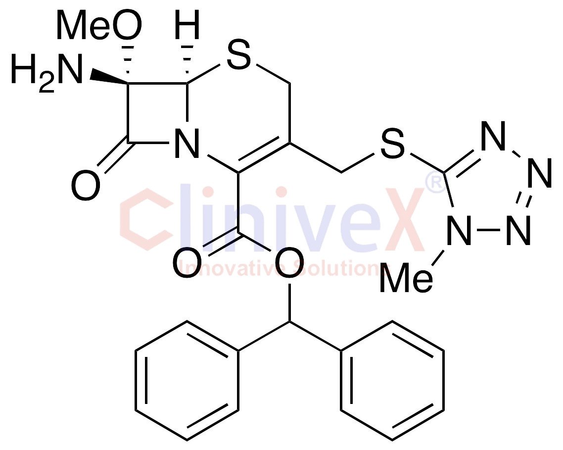 7-beta-Amino-7-alpha-methoxy-3-(1-methyl-5-tetrazolylthio)methyl-3-cephem-4-carboxylic Acid Diphenylmethyl Ester