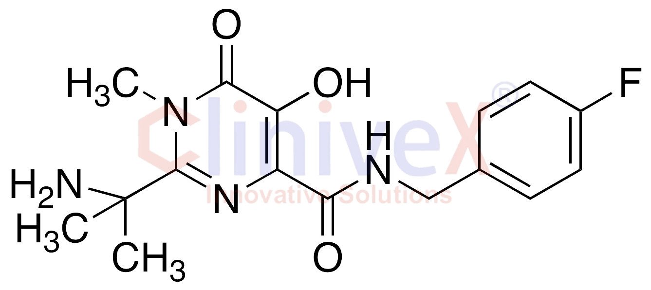 2-(1-Amino-1-methylethyl)-N-(4-fluorobenzyl)-5-hydroxy-1-methyl-6-oxo-1,6-dihydropyrimidine-4-carboxamide