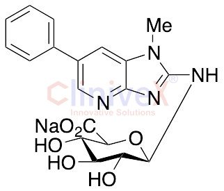 2-Amino-1-methyl-6-phenylimidazo[4,5-b]pyridine N-Beta-D-Glucuronide Sodium Salt