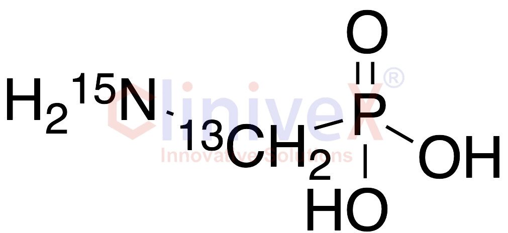 Aminomethanephosphonic Acid-13C,15N