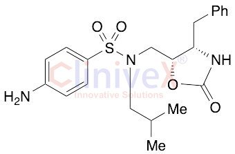 4-Amino-N-(2-methylpropyl)-N-[[(4S,5R)-2-oxo-4-(phenylmethyl)-5-oxazolidinyl]methyl]-benzenesulfonamide