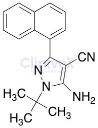 5-Amino-3-(1-naphthyl)-4-cyano-1-tert-butylpyrazole