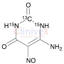 6-Amino-5-nitrosouracil-13C,15N2