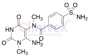 6-Amino-5-(4-sulfonamidobenzoyl)-N-(methylamino)-1-methyluracil