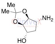 (3aR,4S,6R,6aS)-6-Aminotetrahydro-2,2-dimethyl-4H-cyclopenta-1,3-dioxol-4-ol