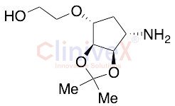 2-[[(3aR,4S,6R,6aS)-6-Aminotetrahydro-2,2-dimethyl-4H-cyclopenta-1,3-dioxol-4-yl]oxy]ethanol
