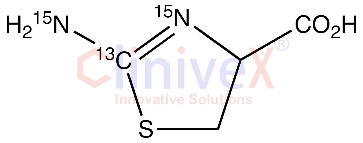 rac 2-Aminothiazoline-4-carboxylic Acid-13C,15N2
