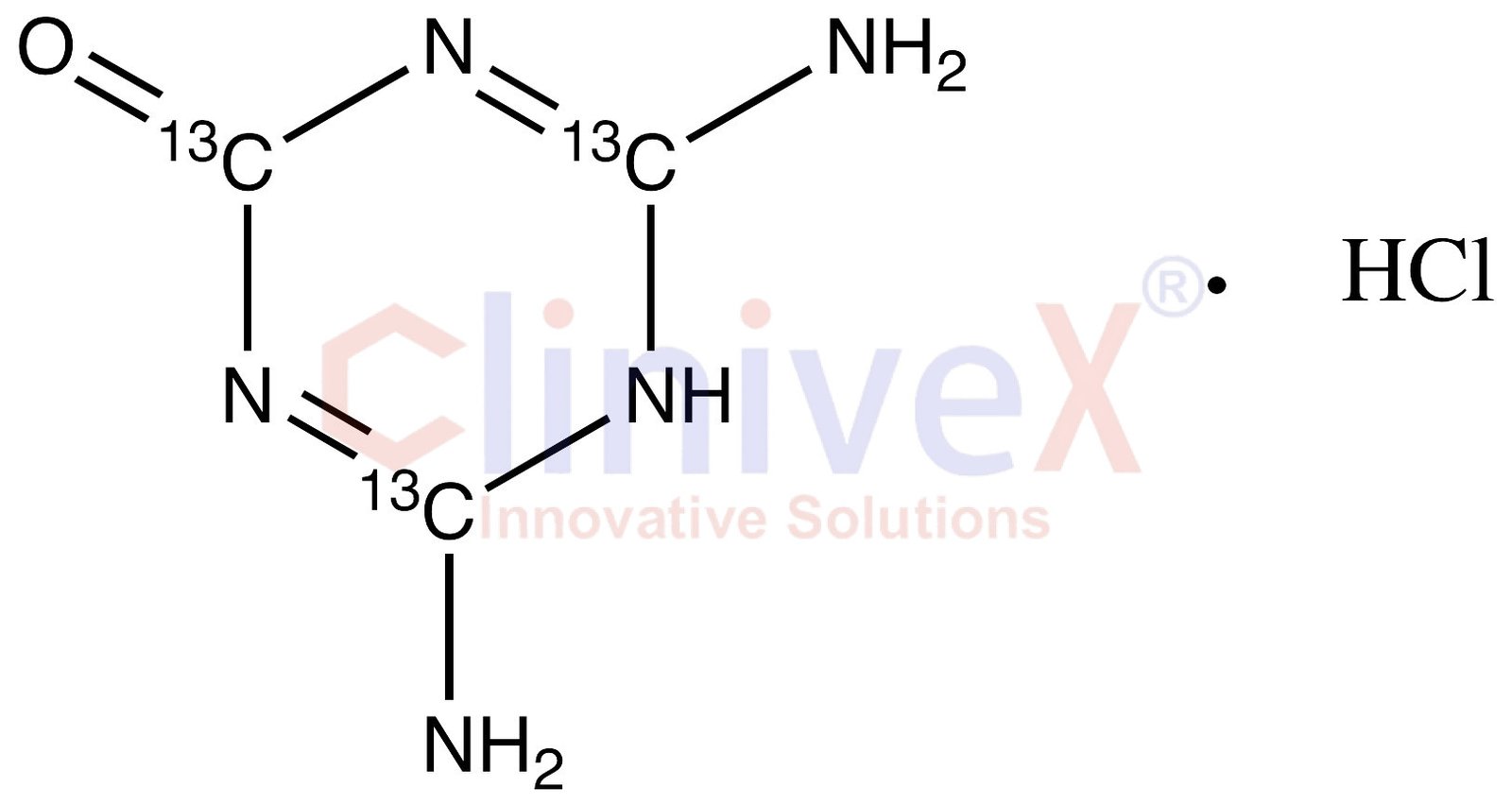 Ammeline-13C3 Hydrochloride