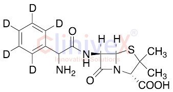 Ampicillin-d5 (Mixture of Diastereomers)