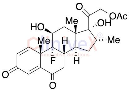(11Beta,16Alpha)-21-(Acetyloxy)-9-fluoro-11,17-dihydroxy-16-methyl-pregna-1,4-diene-3,6,20-trione