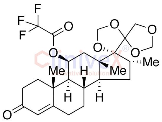 (11β,16α)-16-Methyl-17,20:20,21-bis(methylenedioxy)-11-[(trifluoroacetyl)oxy]-androst-4-ene-3-one