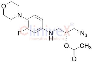 (2R)-1-Azido-3-[[3-fluoro-4-(4-morpholinyl)phenyl]amino]-2-propanol 2-Acetate