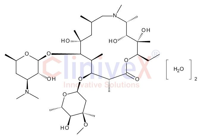 Azithromycin dihydrate 100 µg/mL in Acetonitrile