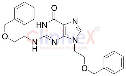 9-(2-(Benzyloxy)ethyl)-2-((2-(benzyloxy)ethyl)amino)-1H-purin-6-(9H)-one